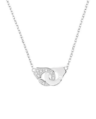 Menottes R8 white gold and diamonds necklace DINH VAN