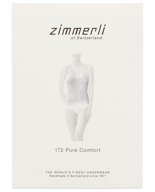 172 Pure Comfort cotton blend and lace top ZIMMERLI
