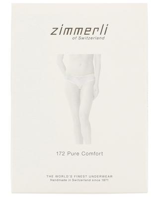 172 Pure Comfort cotton blend and lace briefs ZIMMERLI