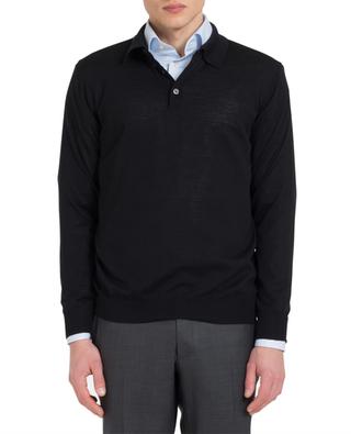 Merino wool and silk knit polo shirt BONGENIE GRIEDER