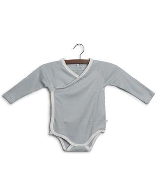 Striped jersey baby bodysuit MORI