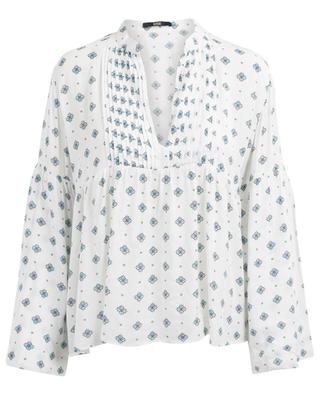 Printed rayon blouse SLY 010