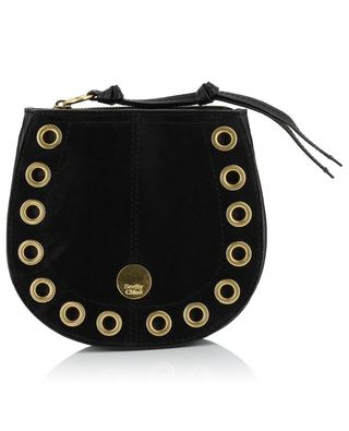 Kriss Mini leather and suede hobo bag SEE BY CHLOE